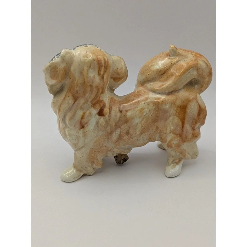 Vintage‎ Pekinese Dogs Salt And Pepper Shakers